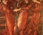 金苹果树花园 - 爱德华·科莱·伯恩·琼斯